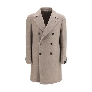 Tagliatore Men Chevron Coat